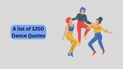 Dance Quotes