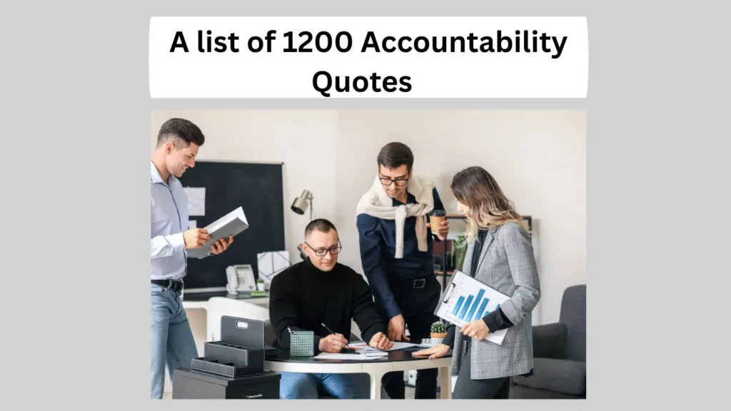 Accountability Quotes
