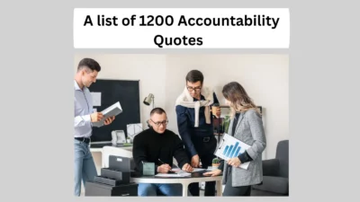 Accountability Quotes