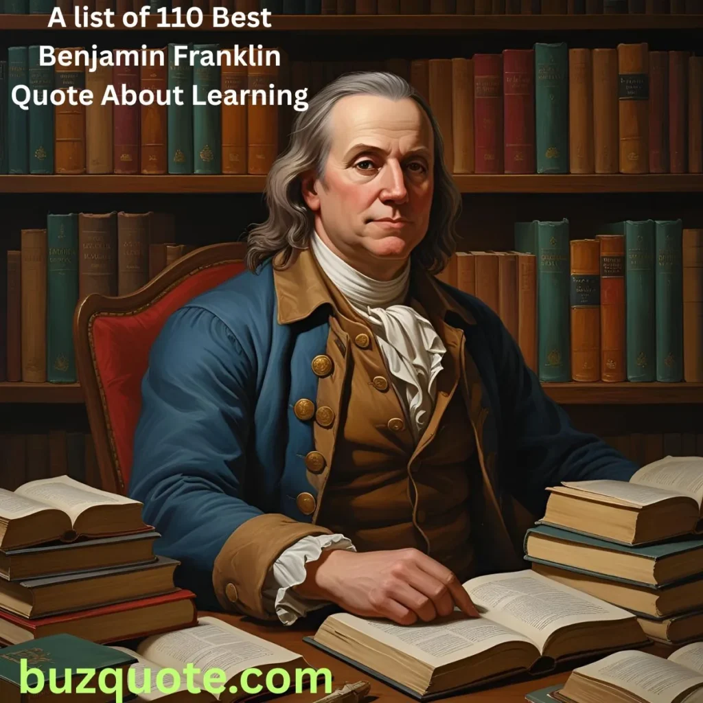 Benjamin Franklin Quote About Learning