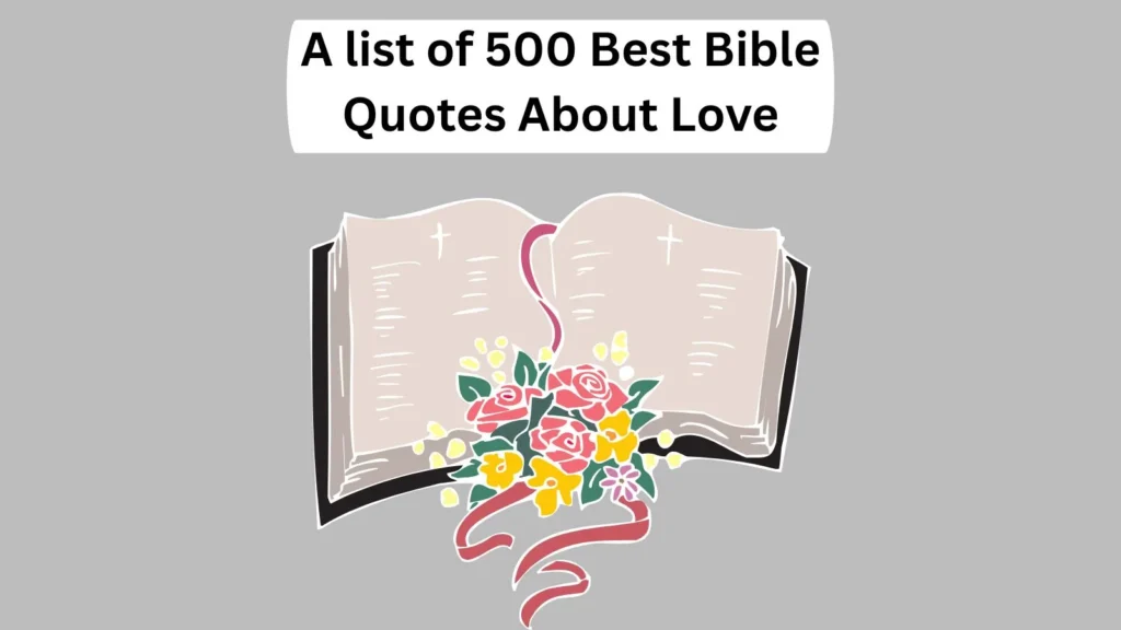 Best Bible Quotes About Love