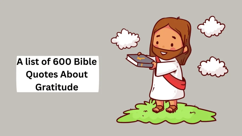 Bible Quotes About Gratitude