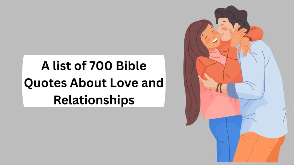 Bible Quotes About Love and Relationships