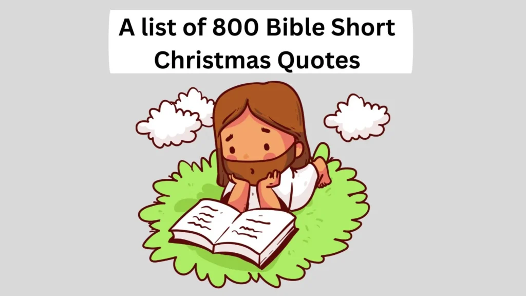 Bible Short Christmas Quotes