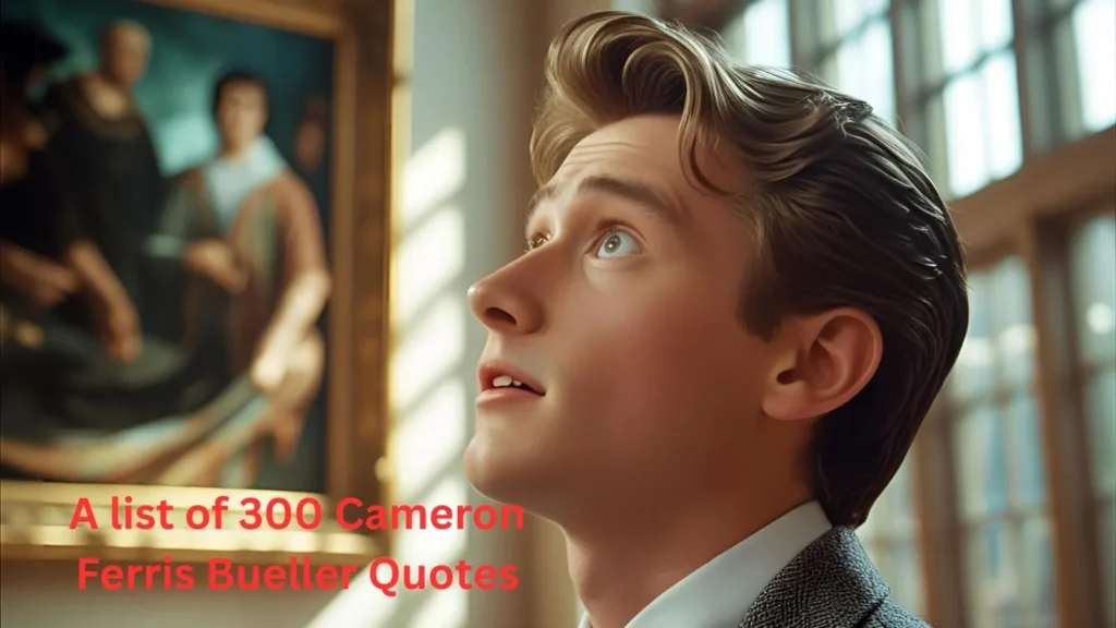 Cameron Ferris Bueller Quotes