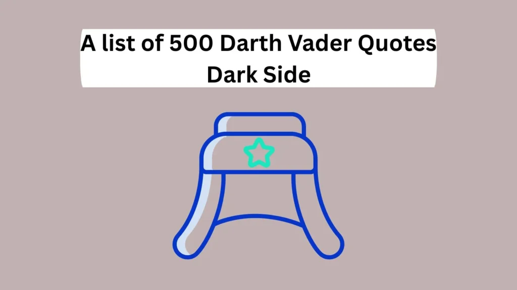 Darth Vader Quotes Dark Side