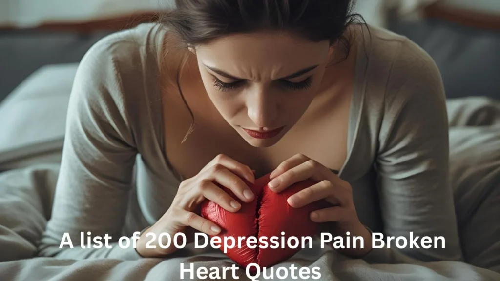 Depression Pain Broken Heart Quotes