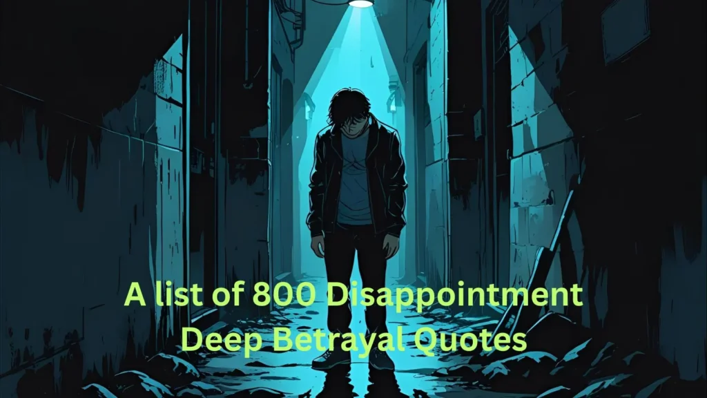 Disappointment Deep Betrayal Quotes