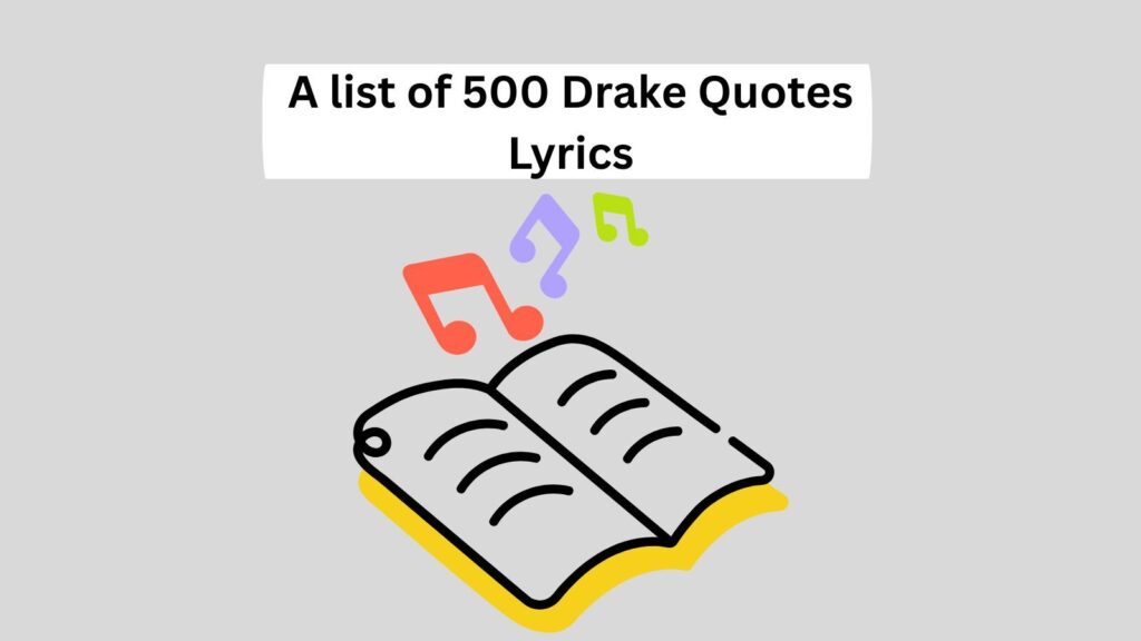 Drake Quotes Lyrics