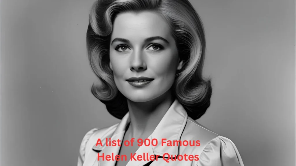 Famous Helen Keller Quotes