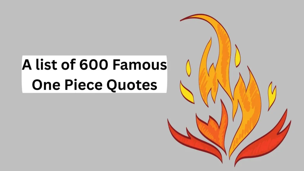 Famous One Piece Quotes