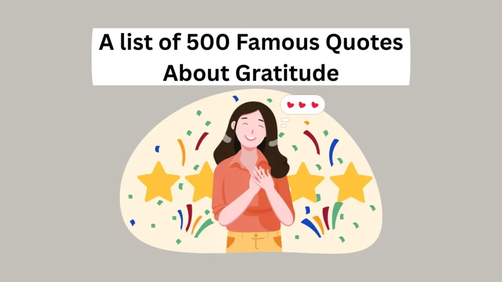 Famous Quotes About Gratitude