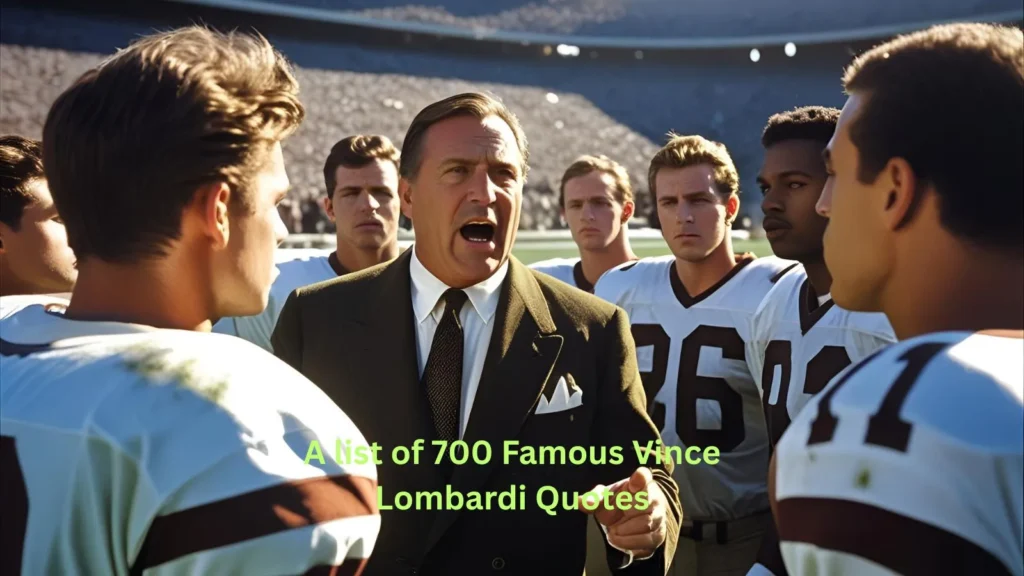 Famous Vince Lombardi Quotes