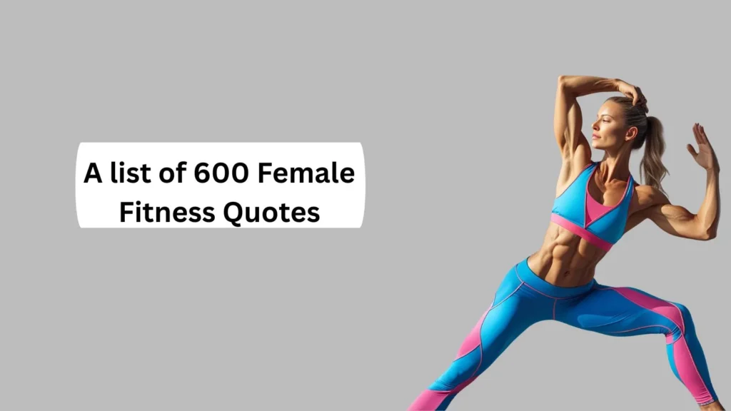 Female Fitness Quotes