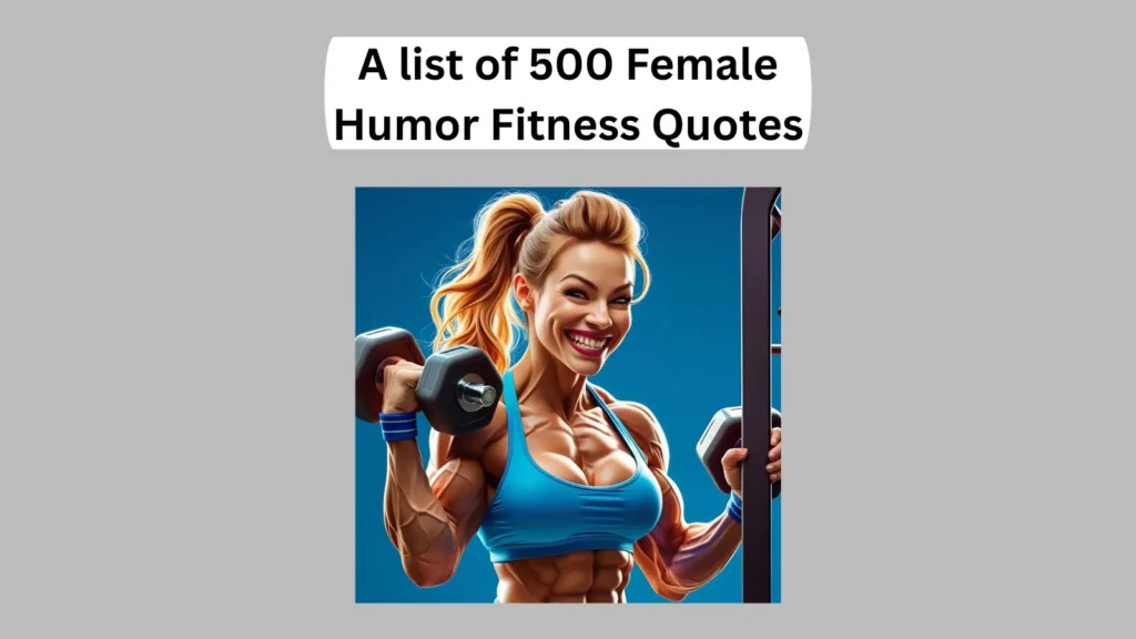 Female Humor Fitness Quotes