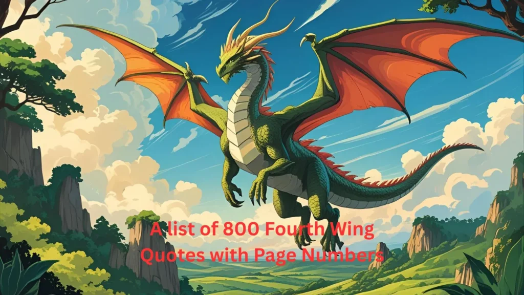 Fourth Wing Quotes with Page Numbers