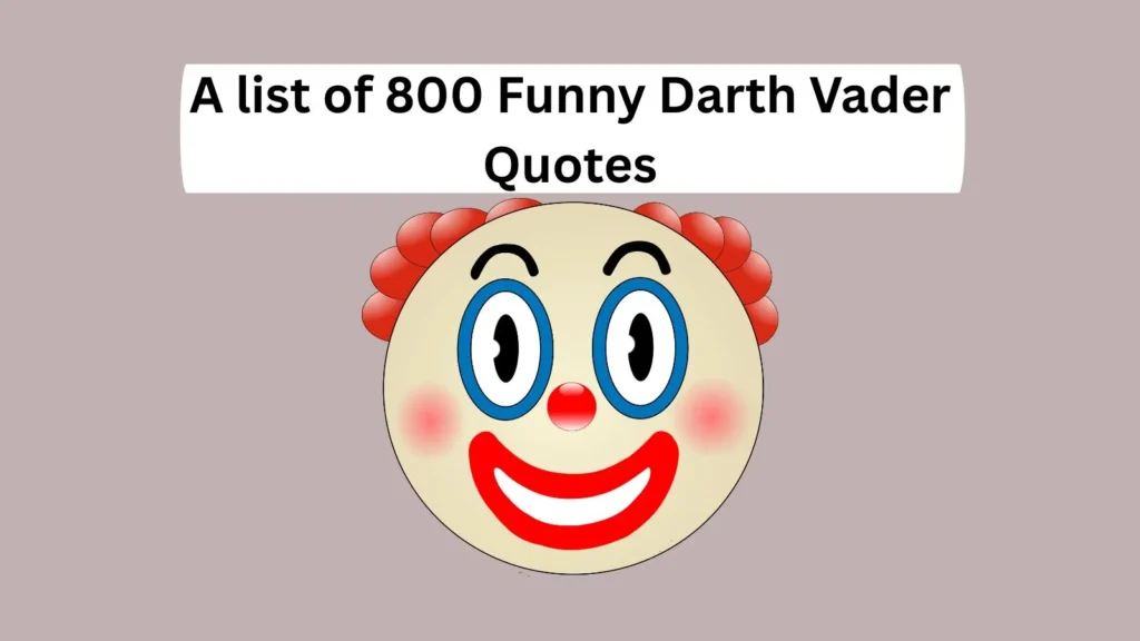 Funny Darth Vader Quotes