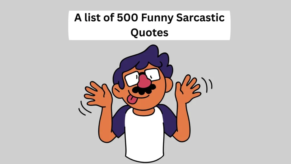 Funny Sarcastic Quotes