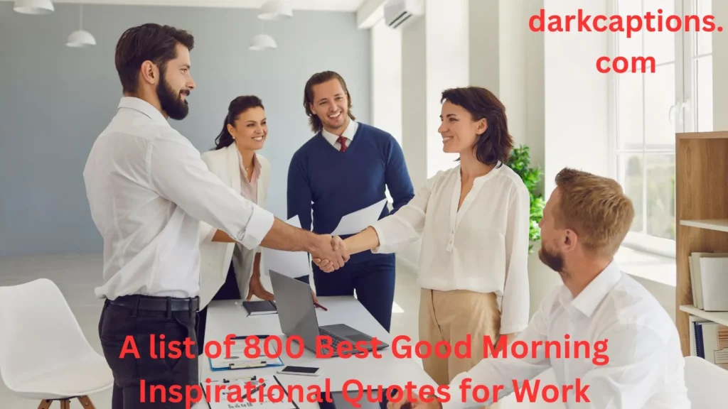 Good Morning Inspirational Quotes for Work