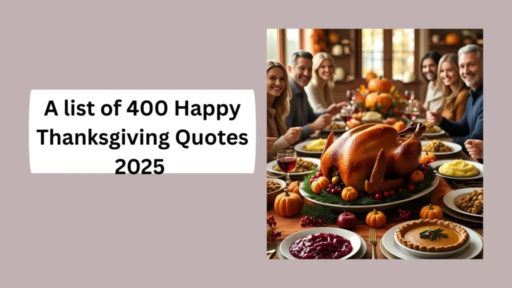 Happy Thanksgiving Quotes 2025