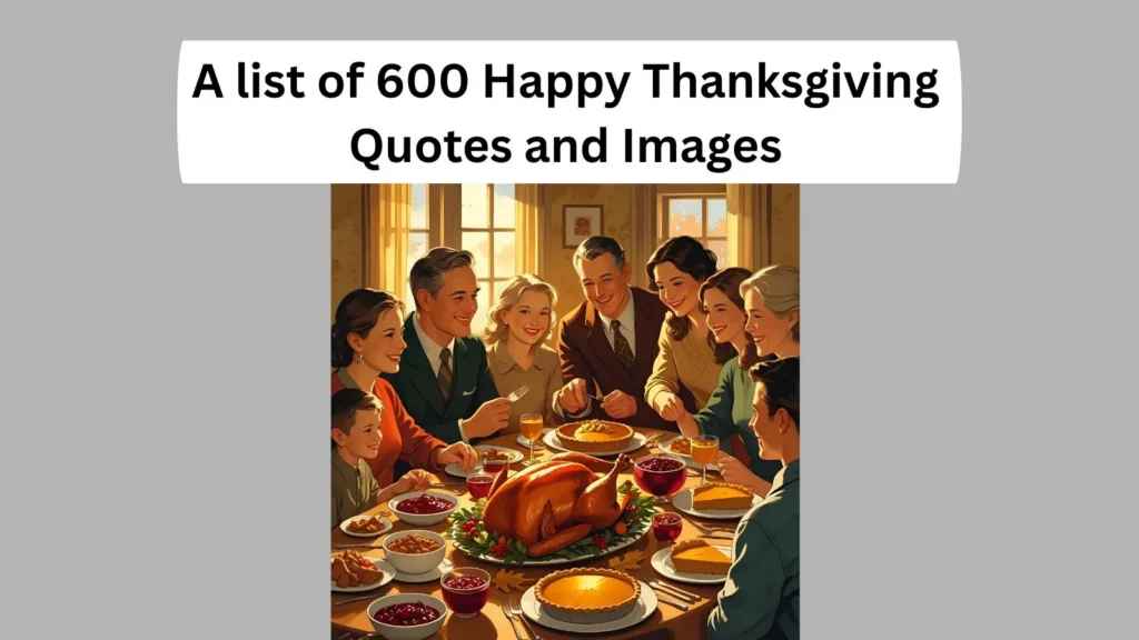 Happy Thanksgiving Quotes and Images