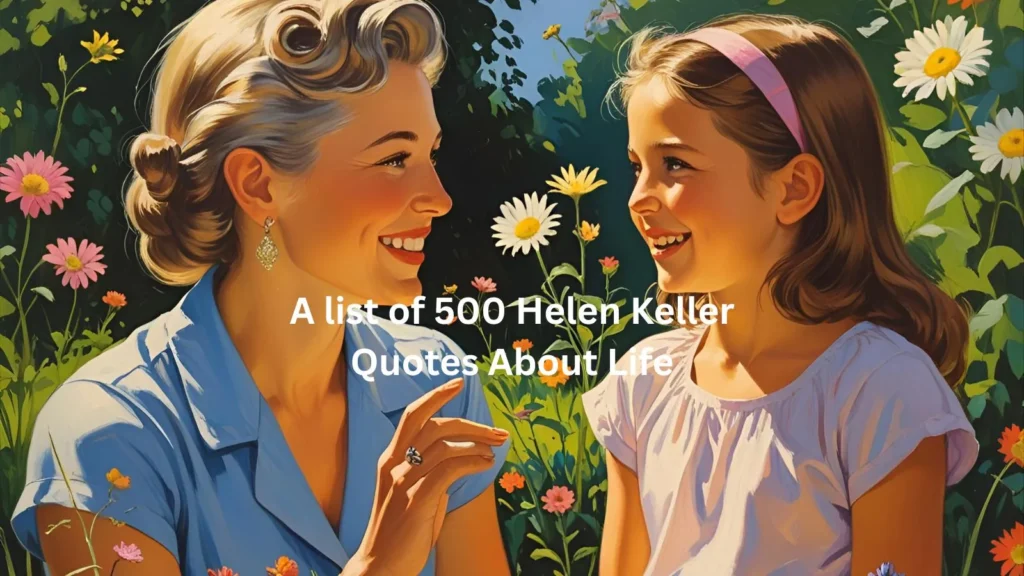 Helen Keller Quotes About Life