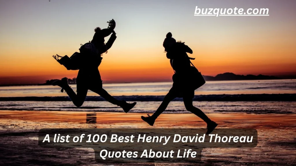 Henry David Thoreau Quotes About Life