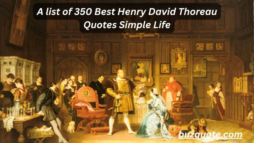 Henry David Thoreau Quotes Simple Life
