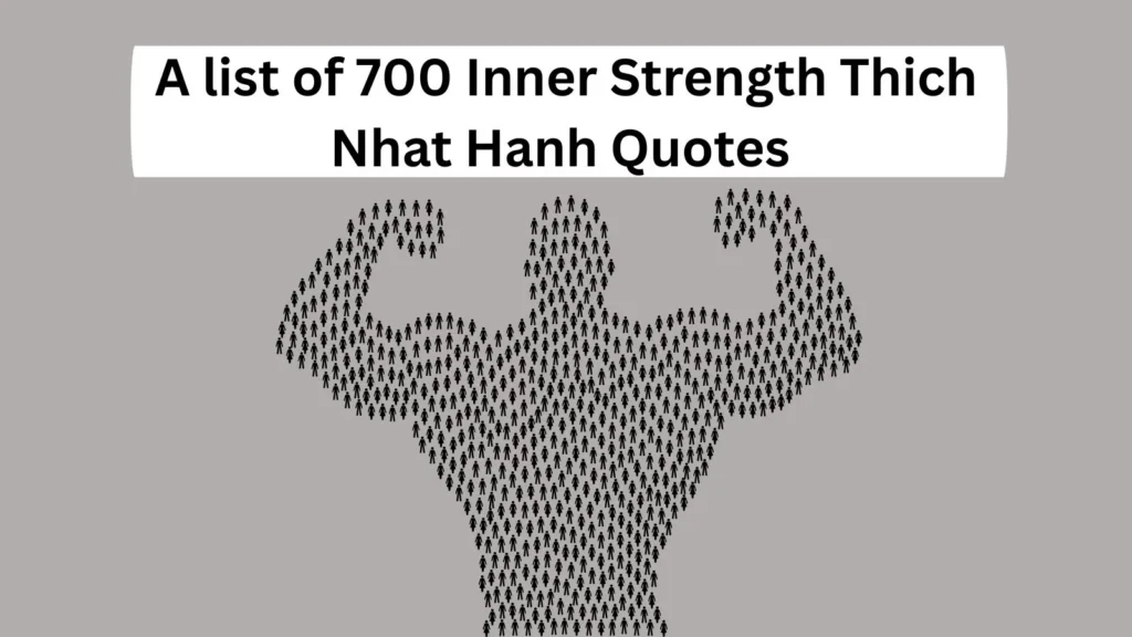 Inner Strength Thich Nhat Hanh Quotes