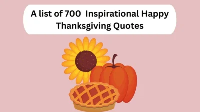 Inspirational Happy Thanksgiving Quotes