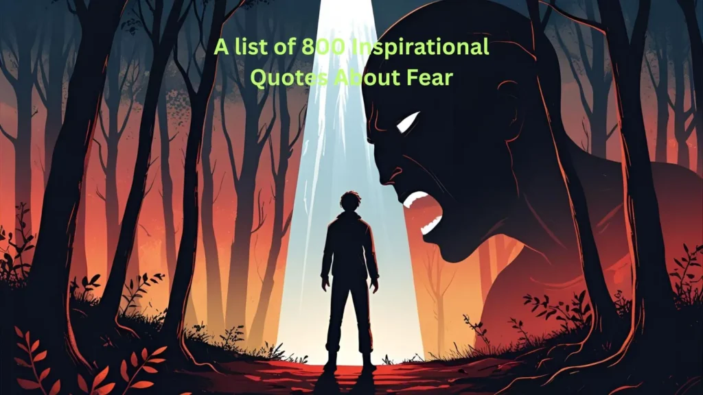 Inspirational Quotes About Fear