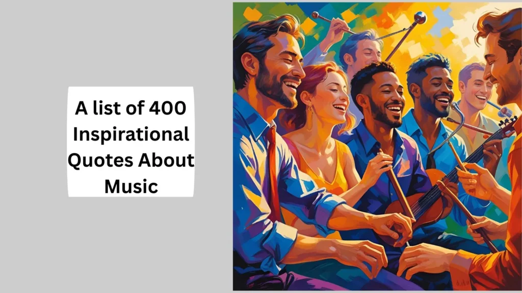 Inspirational Quotes About Music