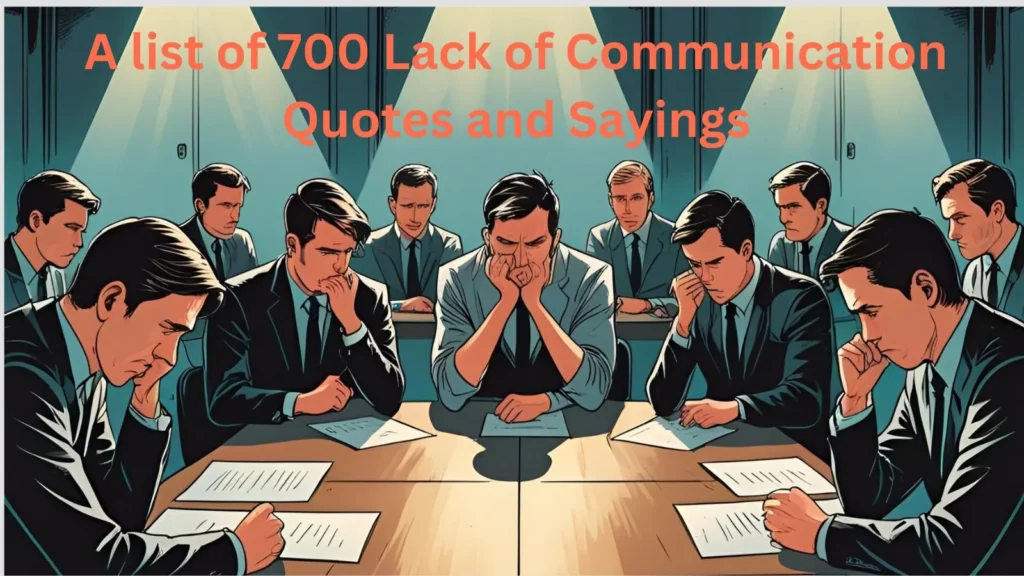 Lack of Communication Quotes and Sayings