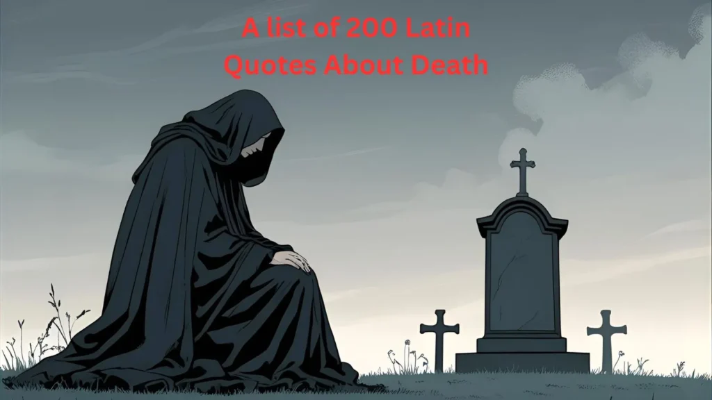 Latin Quotes About Death