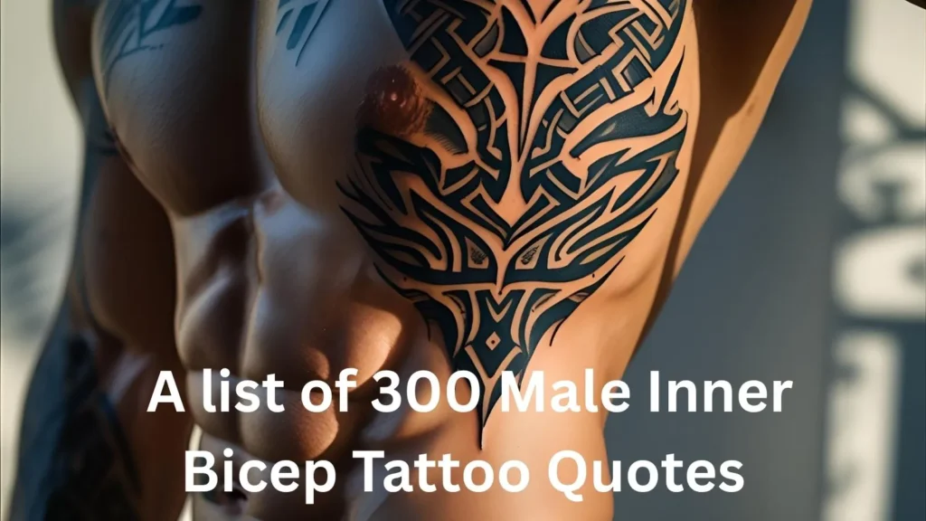 Male Inner Bicep Tattoo Quotes