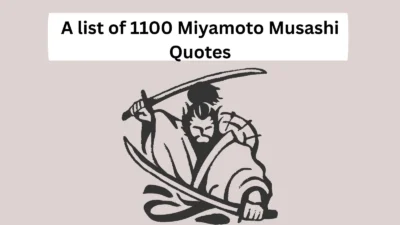 Miyamoto Musashi Quotes