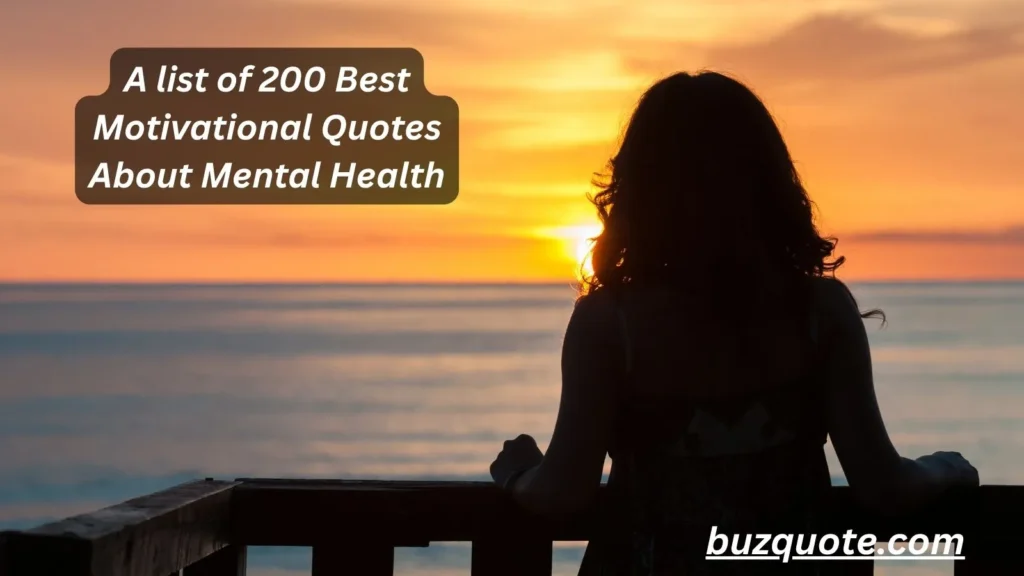 Motivational Quotes About Mental Health
