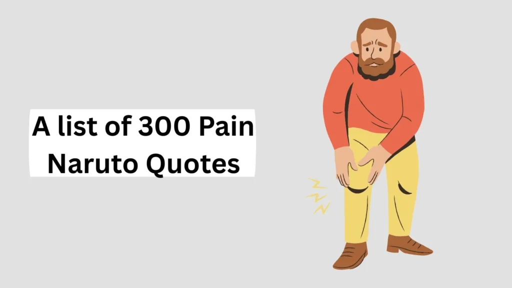 Pain Naruto Quotes