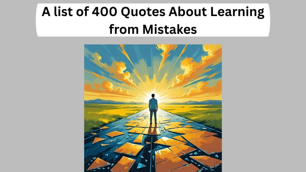 Quotes About Learning from Mistakes