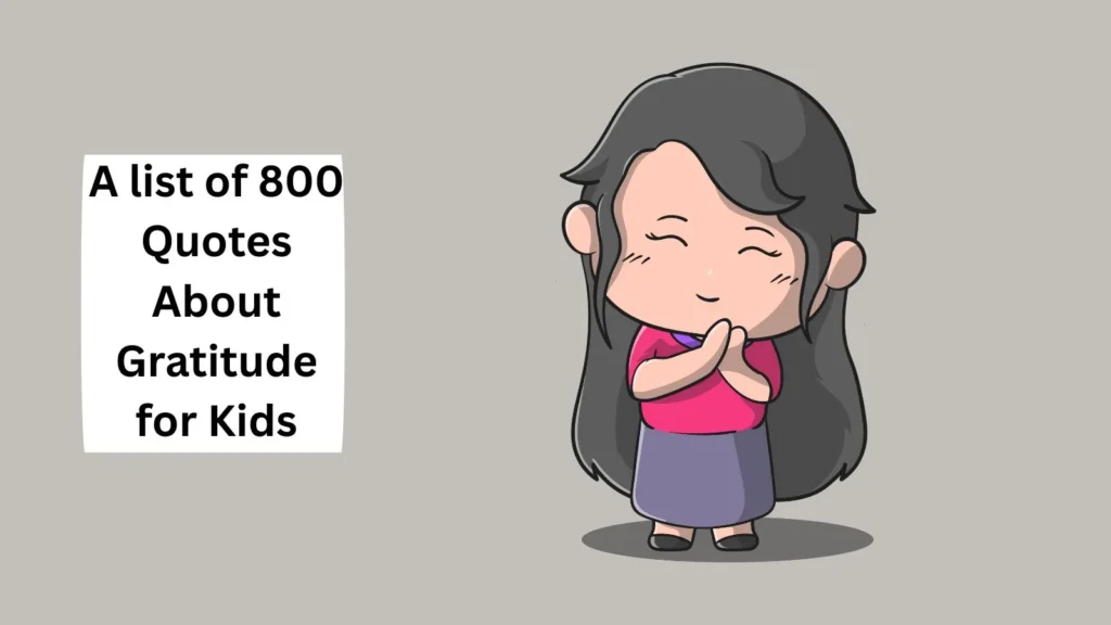 Quotes About Gratitude for Kids