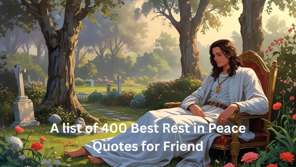 Rest in Peace Quotes for Friend