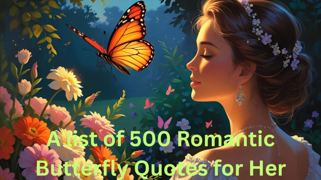 Romantic Butterfly Quotes for Her
