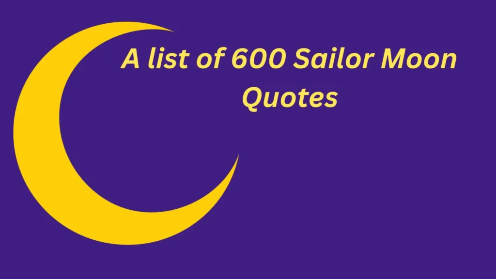 Sailor Moon Quotes