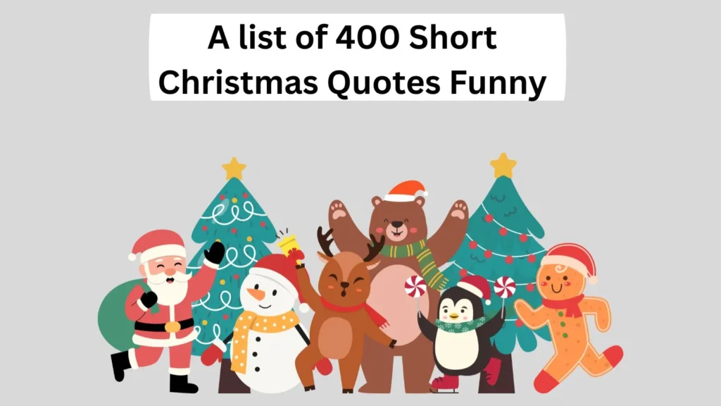 Short Christmas Quotes Funny