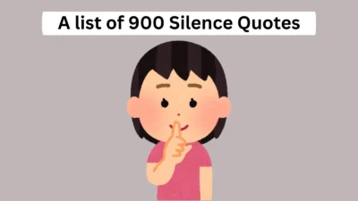 Silence Quotes