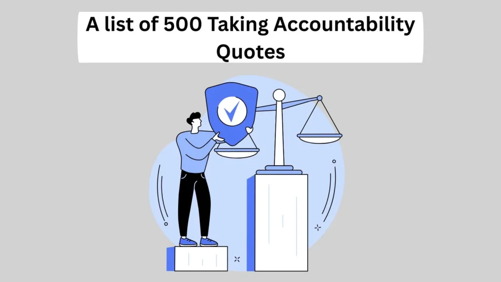 Taking Accountability Quotes