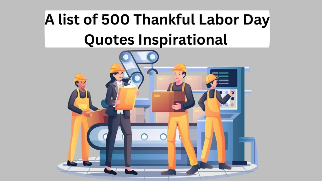 Thankful Labor Day Quotes Inspirational 