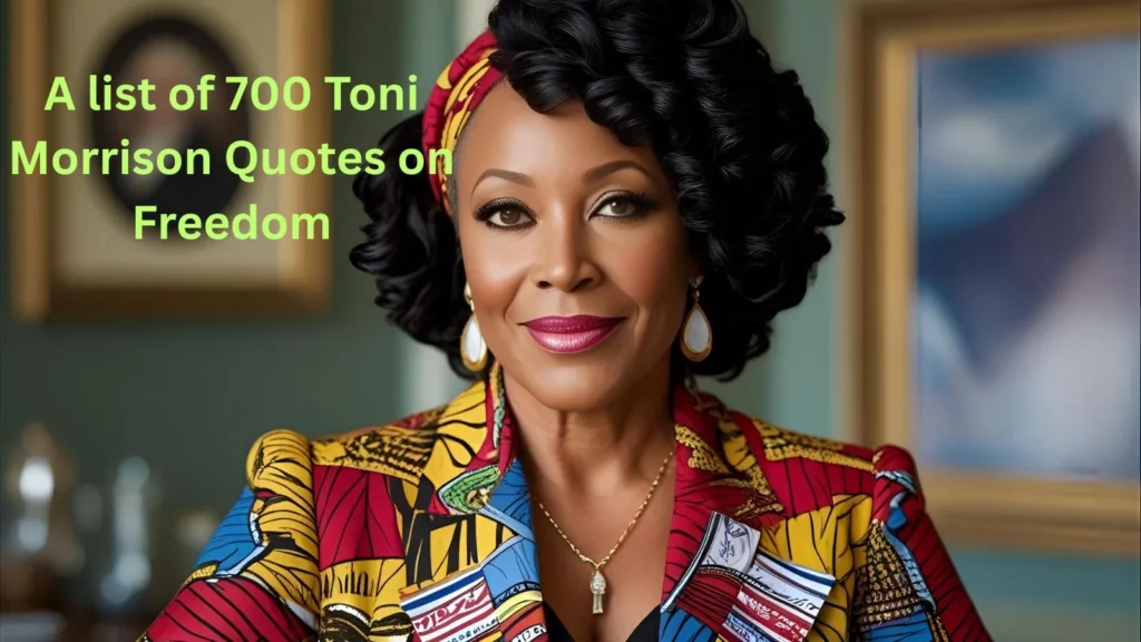 Toni Morrison Quotes on Freedom