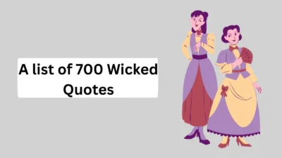 Wicked Quotes