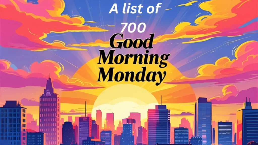Work Positive Good Morning Monday Quotes